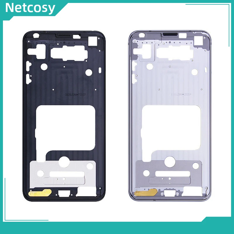 Netcosy ЖК-Корпус рамка Корпус Крышка для LG V30 черный/серебристый передняя рамка плата для LG V30 средняя рамка Ремонт