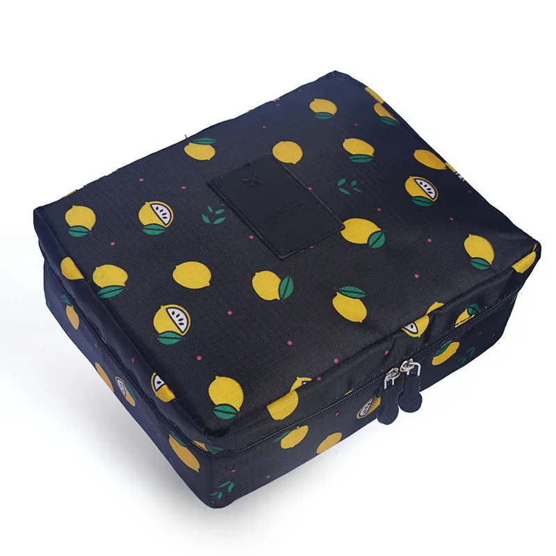 

Multifunctional Waterproof Oxford Cloth Storage Bag Portable Travel Lady Cosmetic Storage Bag Double-Layer Sundries Wash Bag