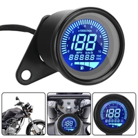 led lcd tachometer indicator fuel meter motorcycle digital speedometer universal scooter atv meter retro lcd odometer