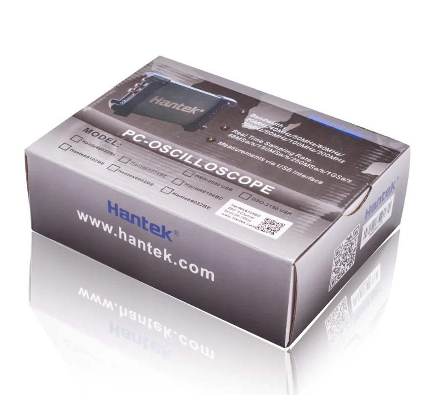 Hantek6074EU hantek6104EU Hantek6204EU Hantek6254EU 4CH 128 м глубина памяти осциллограф PC USB
