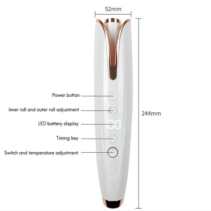 

Auto Rotate Hair Curler Ceramic Curling Iron Long-Lasting Hair Styling Constant Temperature Wave Hair Care Hair Curler