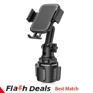 universal car cup holder cellphone mount stand for mobile cell phones adjustable car cup phone mount for iphone huawei samsung free global shipping
