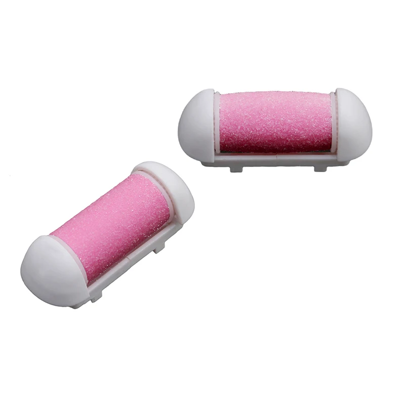 

2pcs Foot Care Tool Heads Pedi Hard Skin Remover Refills Replacement Rollers For Scholls File Feet Care Tool