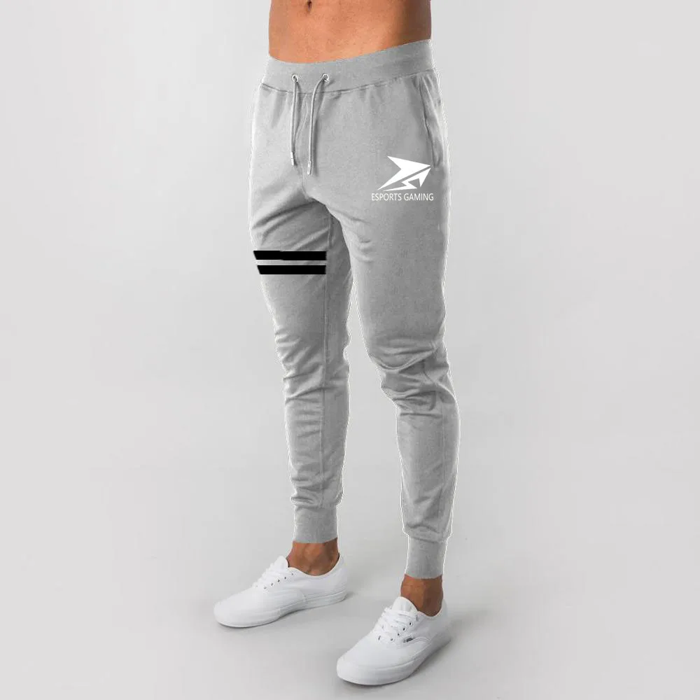 

Autumn Winter Men Jogging Pants Leg Stripes Casual Trousers Esports Gaming Team Sportswear Gym Cotton Sweatpants