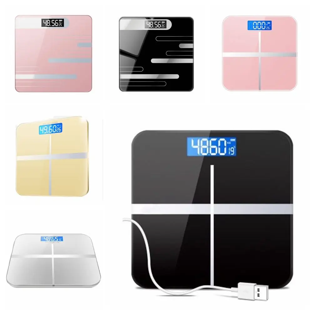 

Smart LCD Display Weather Temperature Human Intelligent Health Health Scale Weight Scale Electronic