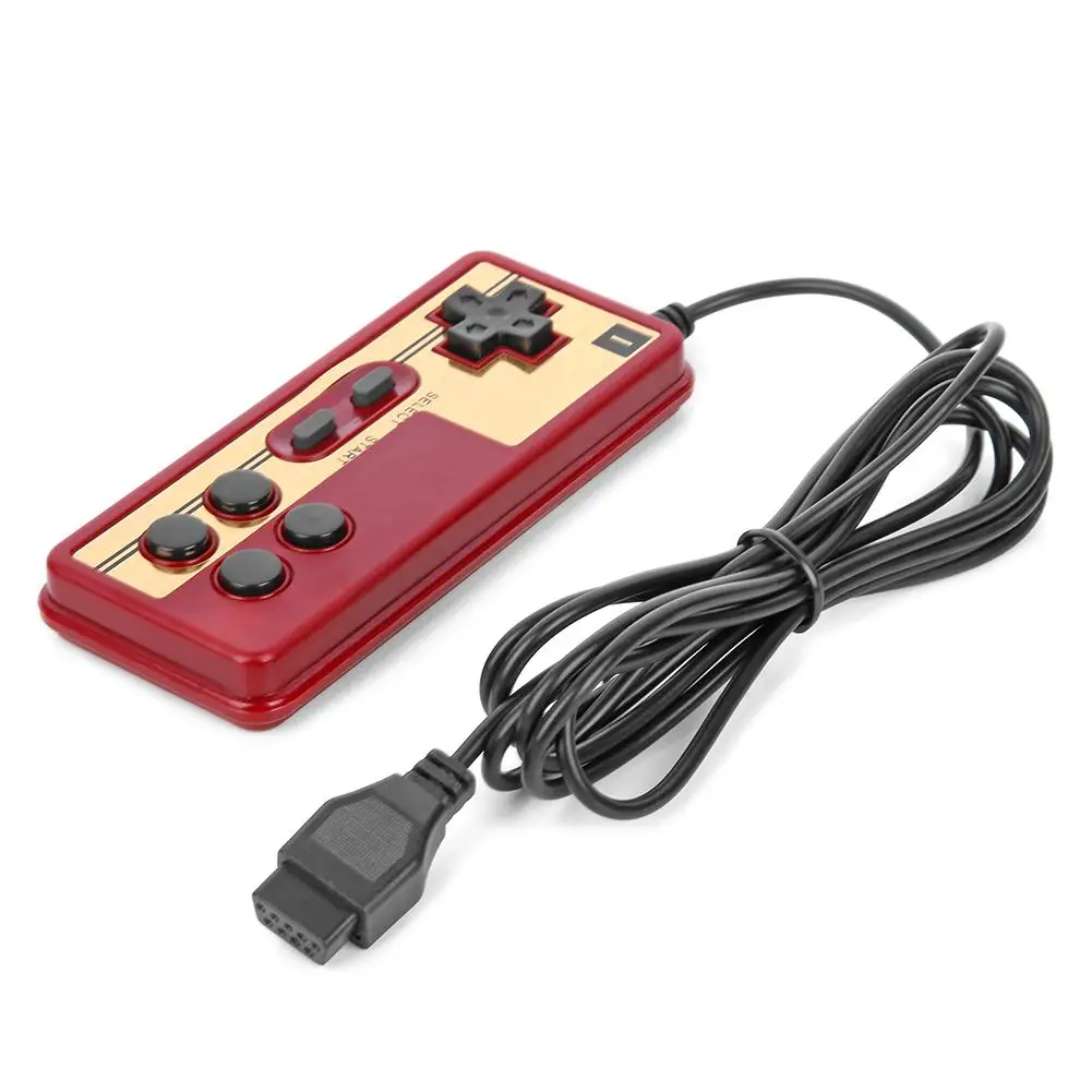 

Wired 8 Bit TV Red and White Machine Video Game Player Handle Gampad Controller for Coolboy for Subor for NES Game Playing