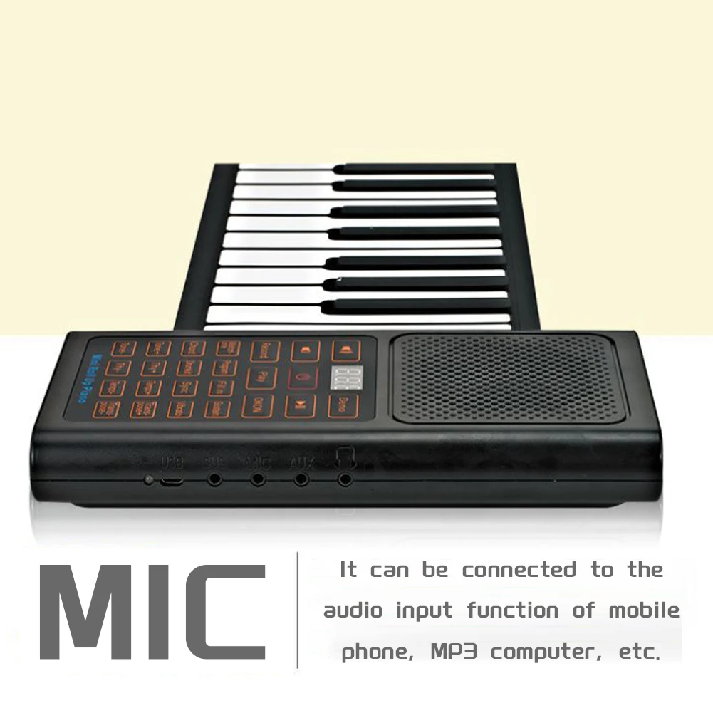 Складное мягкое Силиконовое пианино складная клавиатура для детей студенческий