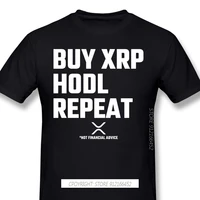 buy hodl repeat shirt men 100 cotton short summer sleeve tshirt xrp ripple coin cryptocurrency loose t shirts for adult