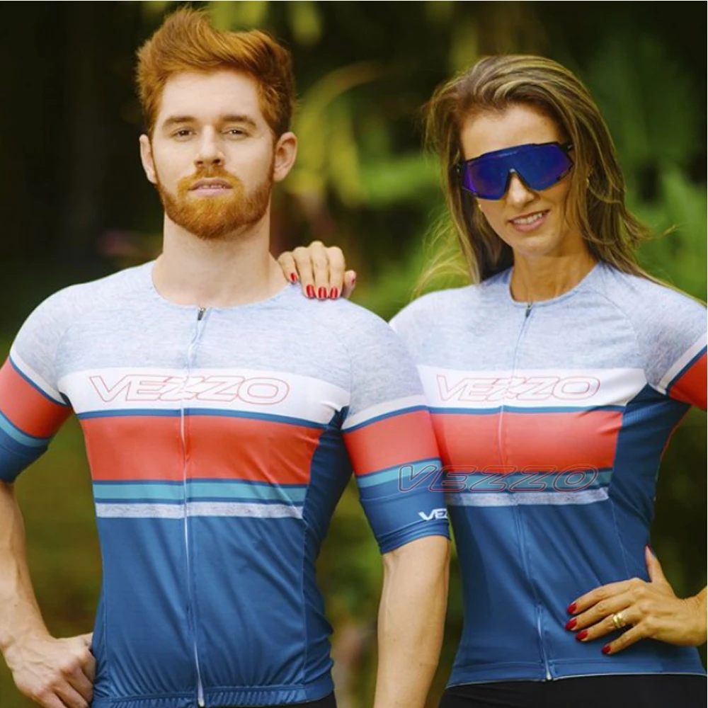 Велосипедные блузки Vezzo для пар специальные женские топы горных гонок одежда