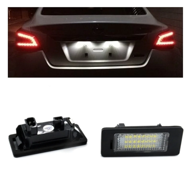 Для BMW E82 E88 E90 E91 F30 E92 E93 E46 M3 F10 E60 E61 E39 X5 E70 X6 E71 X3 F25 24 светодиода подсветка номерного