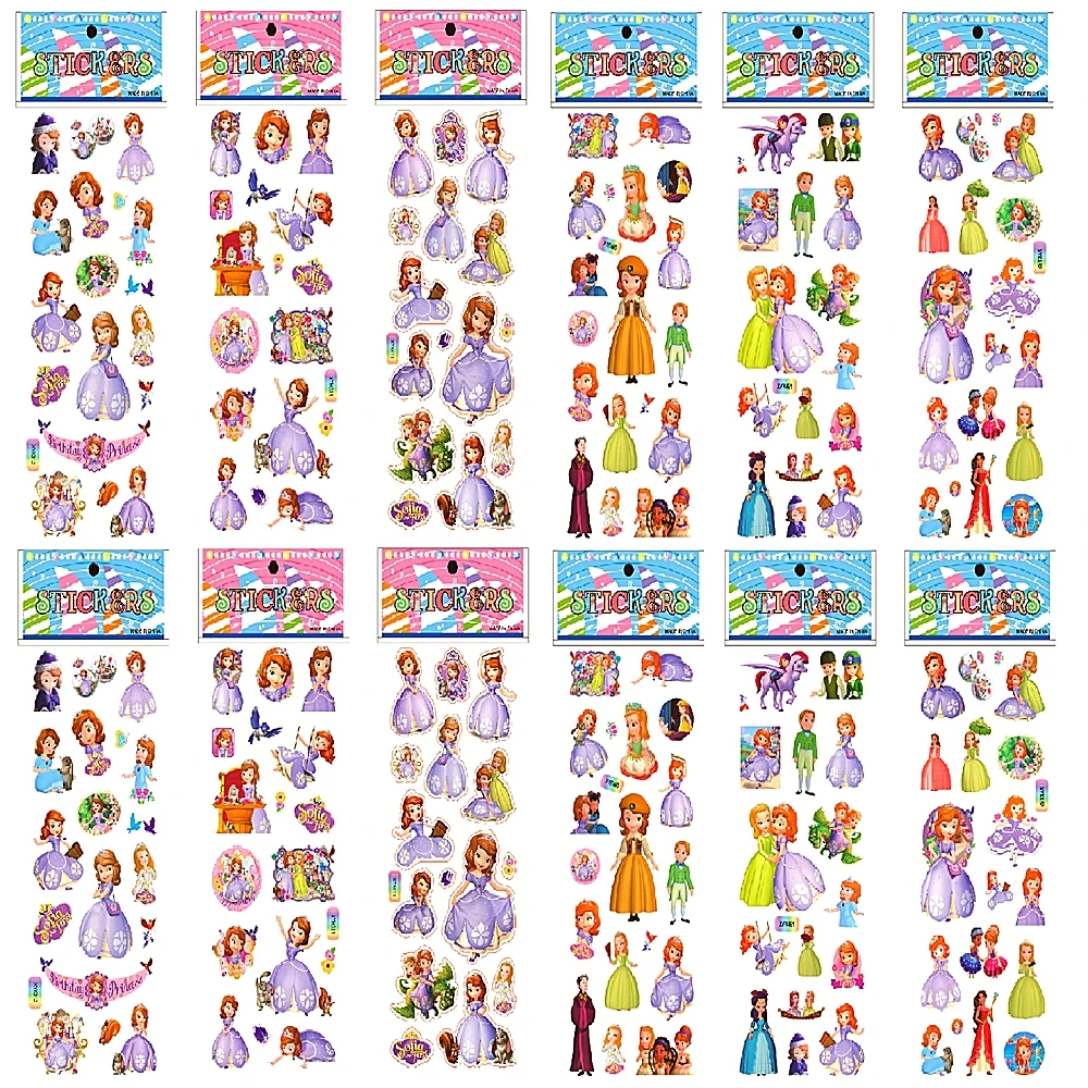 12 шт. водонепроницаемые 3d-наклейки Холодное сердце | Игрушки и хобби