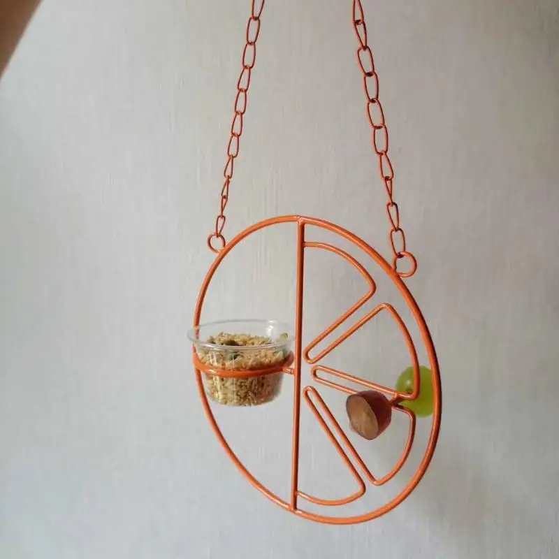 1 шт. металлический кормушка для птиц Висит ПЭТ на местах балкон корм держатель