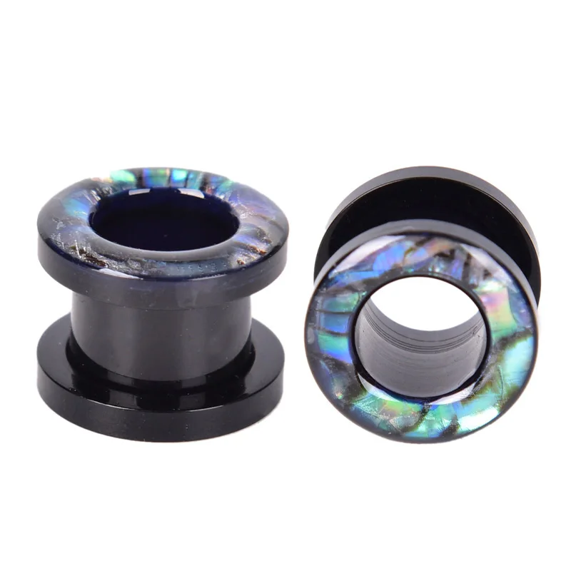 1 шт Новые тоннели пробки для уха двойные серьги ювелирные изделия | Украшения и