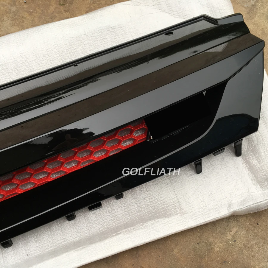 Крышка радиатора GOLF LIATH для Golf MK7 передняя Центральная решетка черный хром АБС
