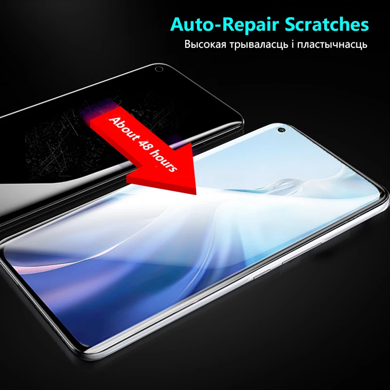 

Mi11 Lite Hydrogel Film Mi 11i Soft Glass For Xiaomi 11 lite Screen Protector Mi10 Pro 10T Note 10 xiaomi mi 11 ultra Soft Glass