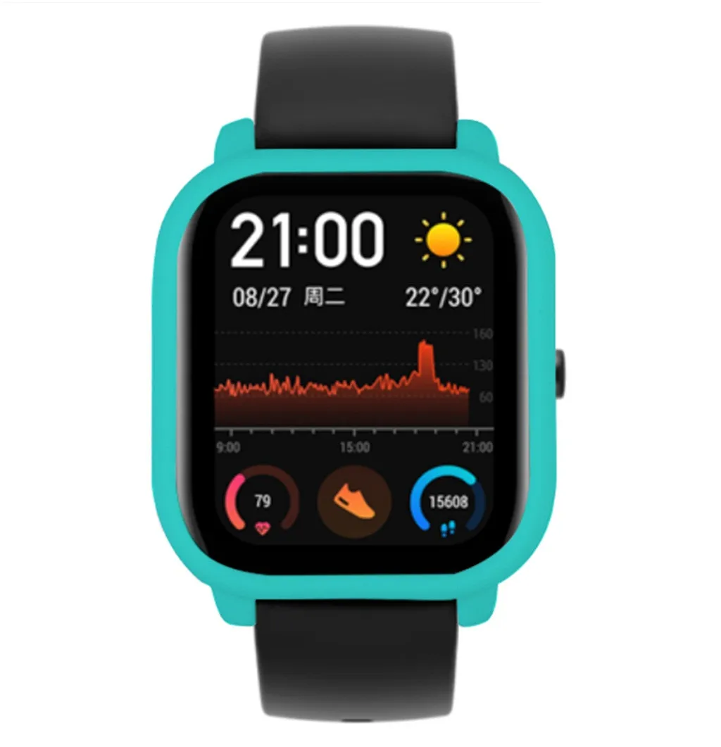 Чехол для Xiaomi Huami Amazfit GTS Smart Watch TPU силиконовый защитный чехол сменная пленка Защитная крышка 19Sep