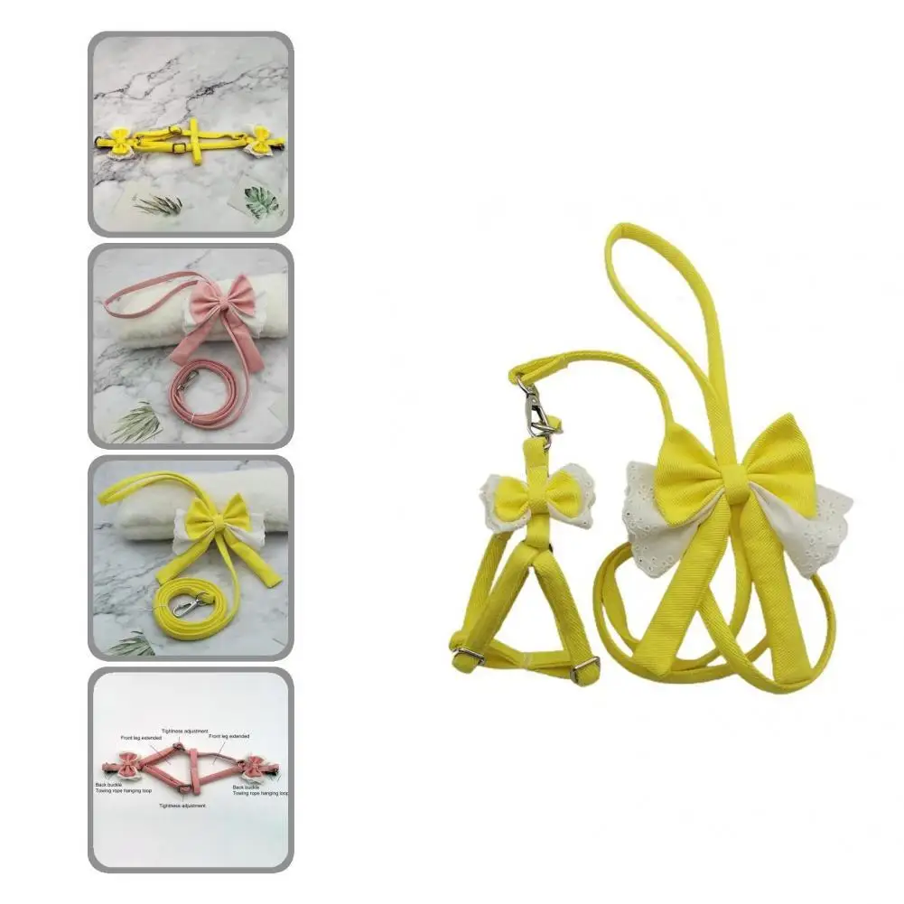 

Comfortable to Wear Cotton Small Dogs Training Running Traction Leash for Travel