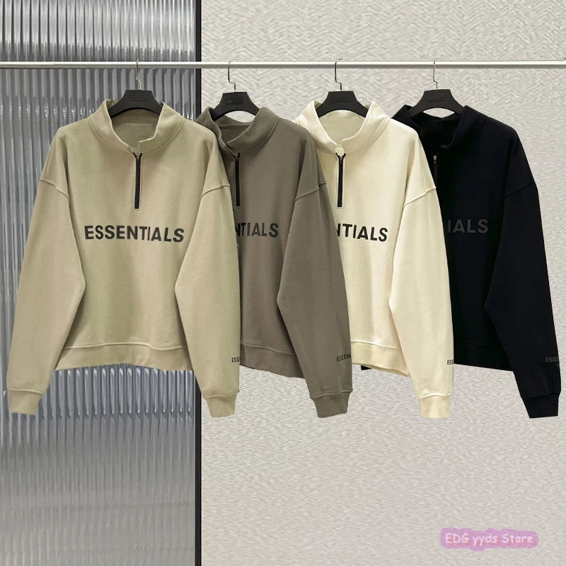 Свитшот унисекс на молнии брендовый пуловер с резиновым принтом и логотипом худи