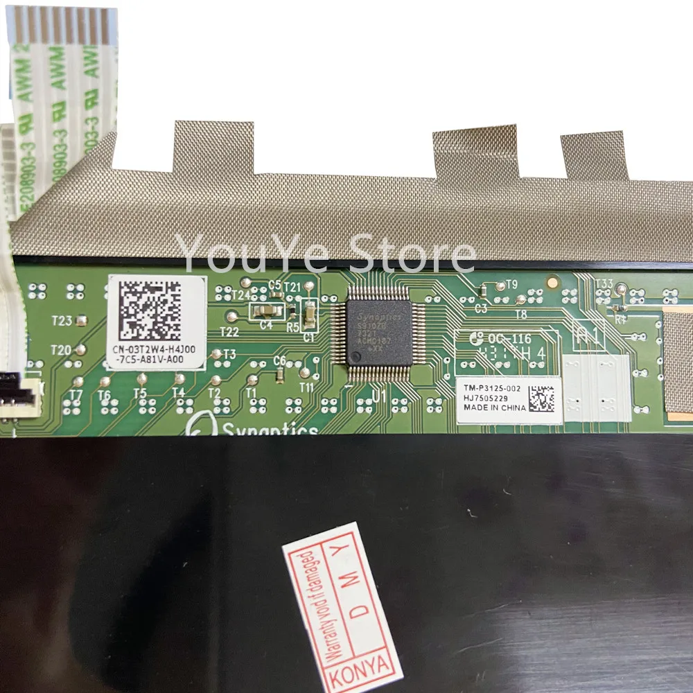 Новинка оригинальная сенсорная панель для Dell XPS 15 9550 9560 9570 M5510 M5520 мыши GJ46G 0GJ46G 3T2W4