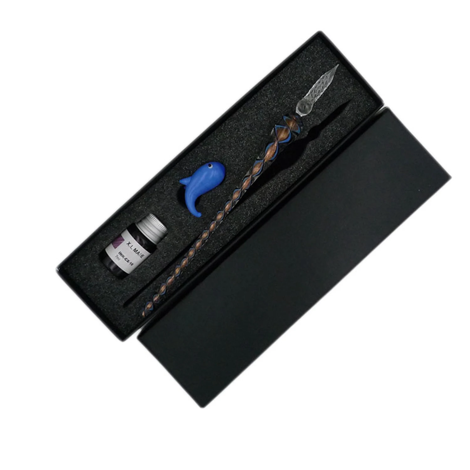 Винтажная ручка для погружения из стекла 1 шт. элегантные ручки с чернилами