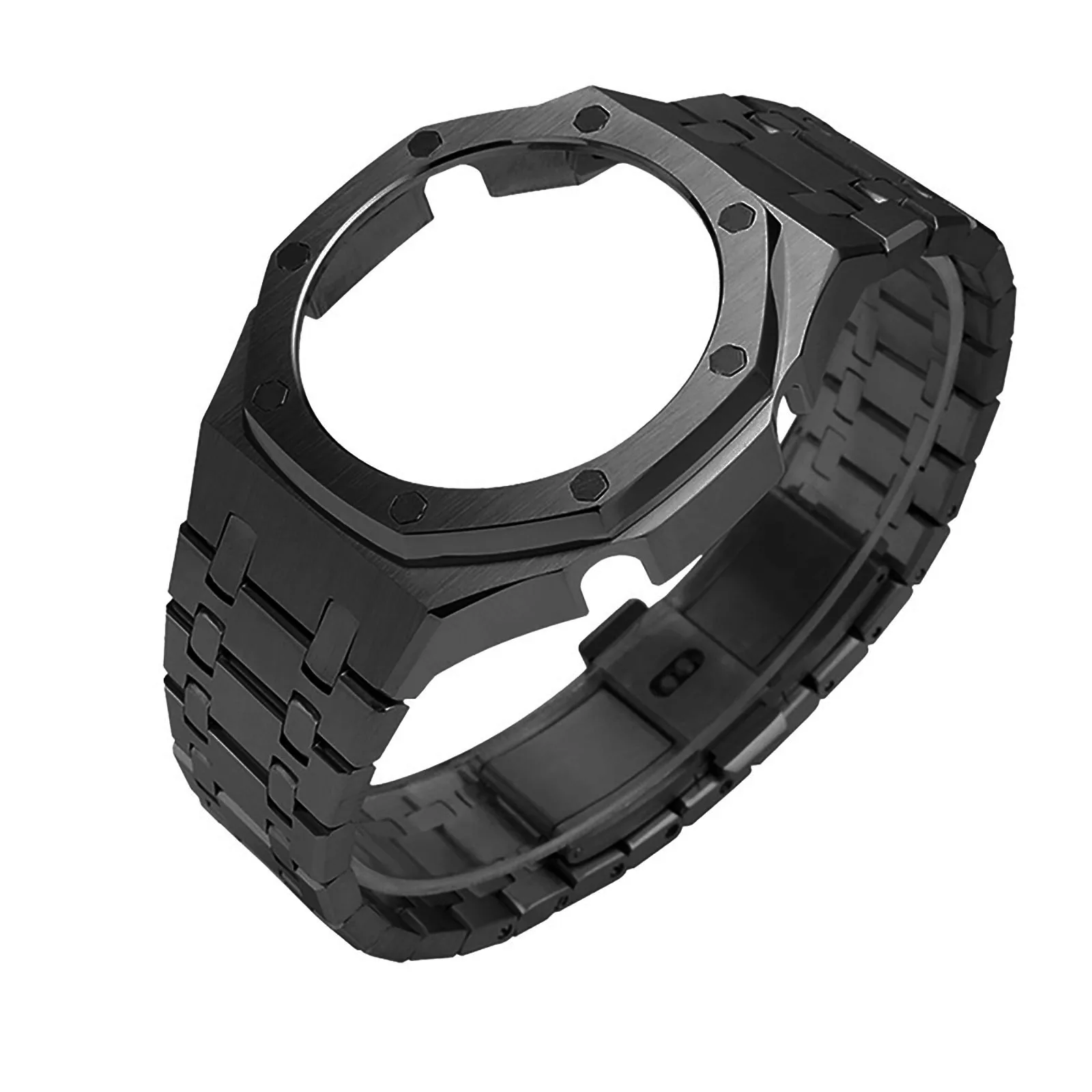 

3RD 2ND GA2100 Watch Band and Bezel Metal Stainless Steel Strap For CASIO For GA-2100 GA-2110 Replacement Accessories Wholesale#
