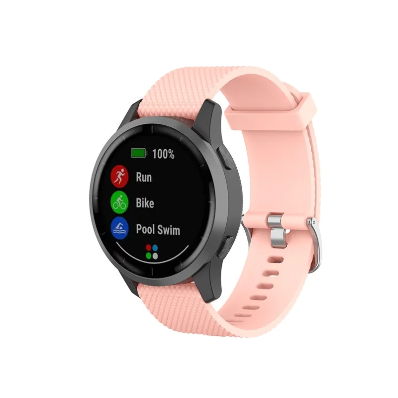 22 мм спортивный силиконовый ремешок для Garmin Vivoactive 4 Смарт-часы ремешок для Vivoactive 3 сменный Браслет аксессуары