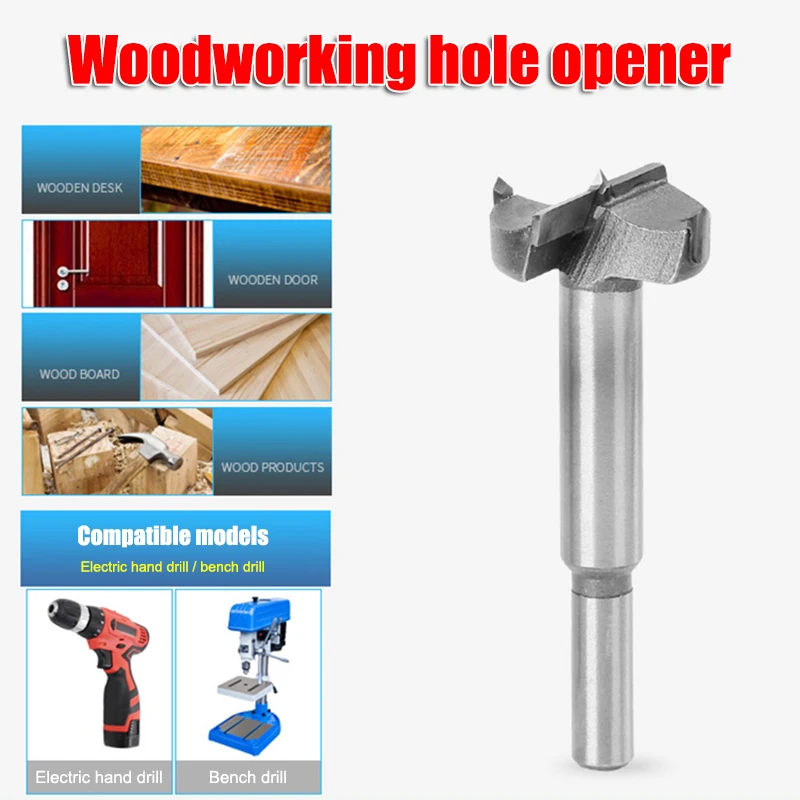 

16pcs Drill Bit Set Woodworking Hole Shank Wood Tools DIY Alloy Hole Opener EIG88
