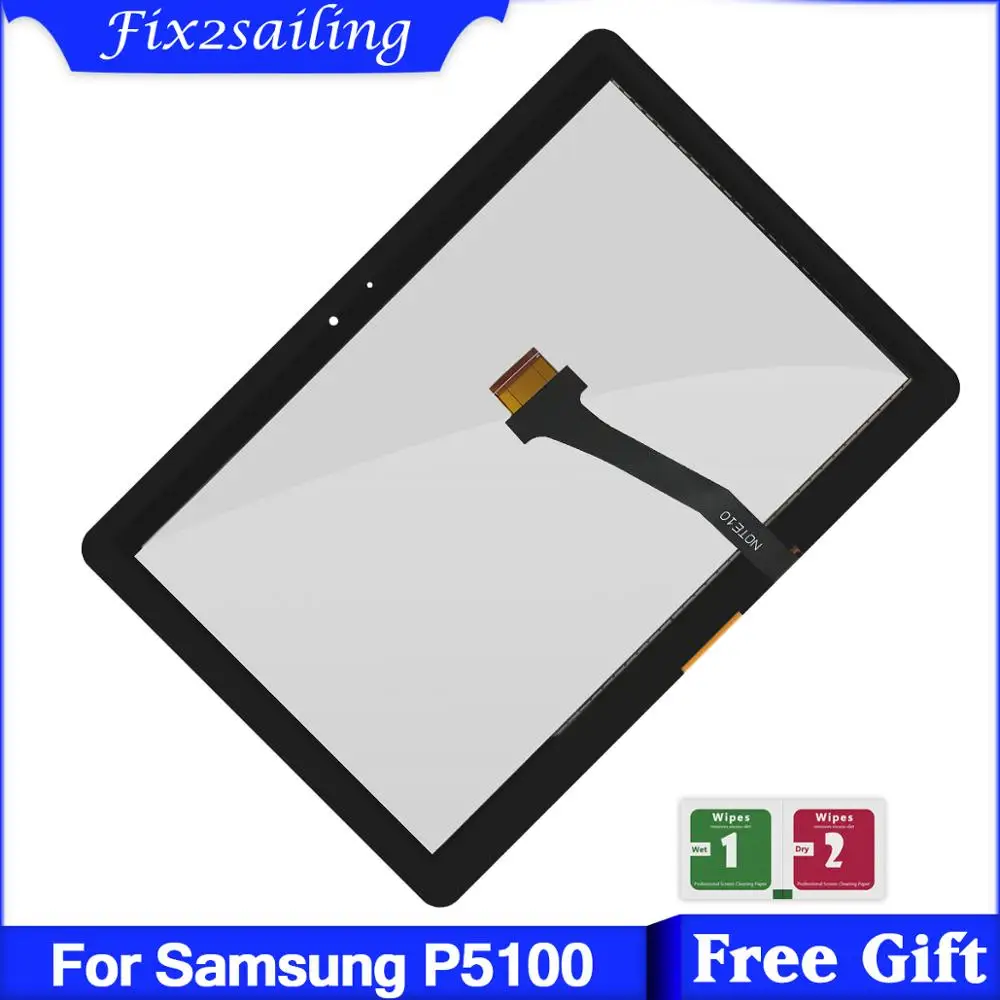Для Samsung Galaxy Tab 2 P5100 P5110 N8000 N8010 сенсорный экран дигитайзер панель Сенсорное стекло - Цена: 810.87