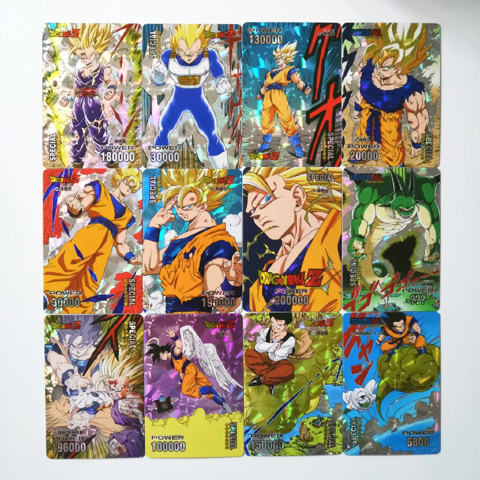 27 стилей Dragon Ball Z Super Ultra Instinct Limited BREAK часы в советском стиле игра флэш-карта Коллекция аниме-открытки