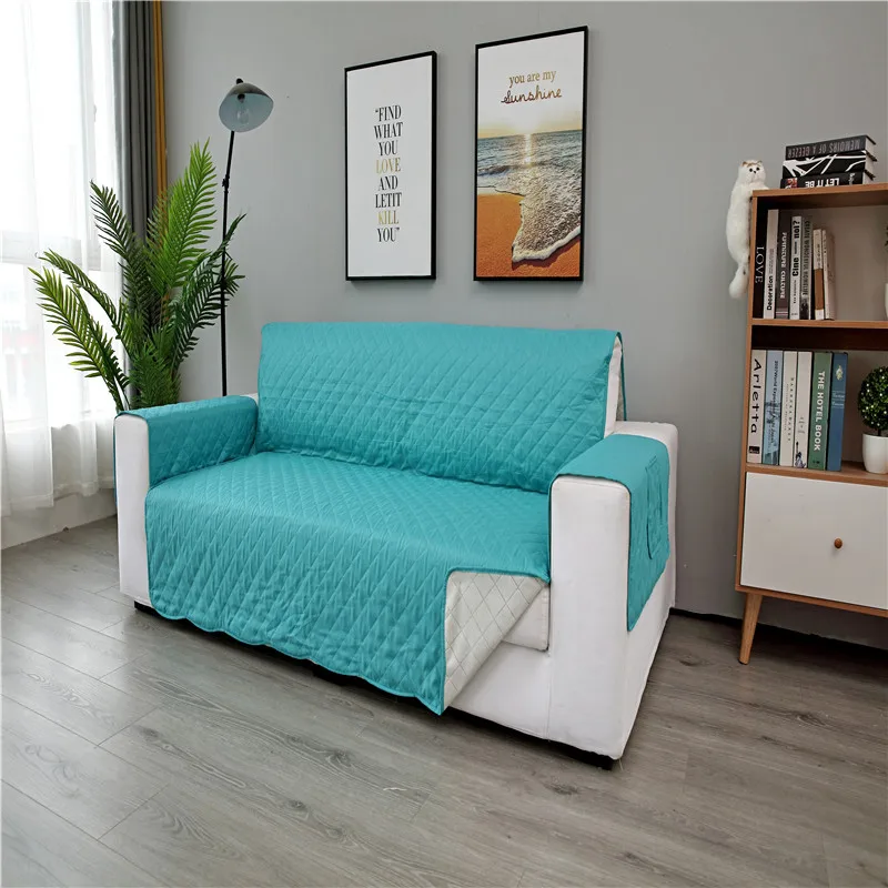 Секционный диван чехол для дивана коврик питомца собаки дети бирюзовая откидная