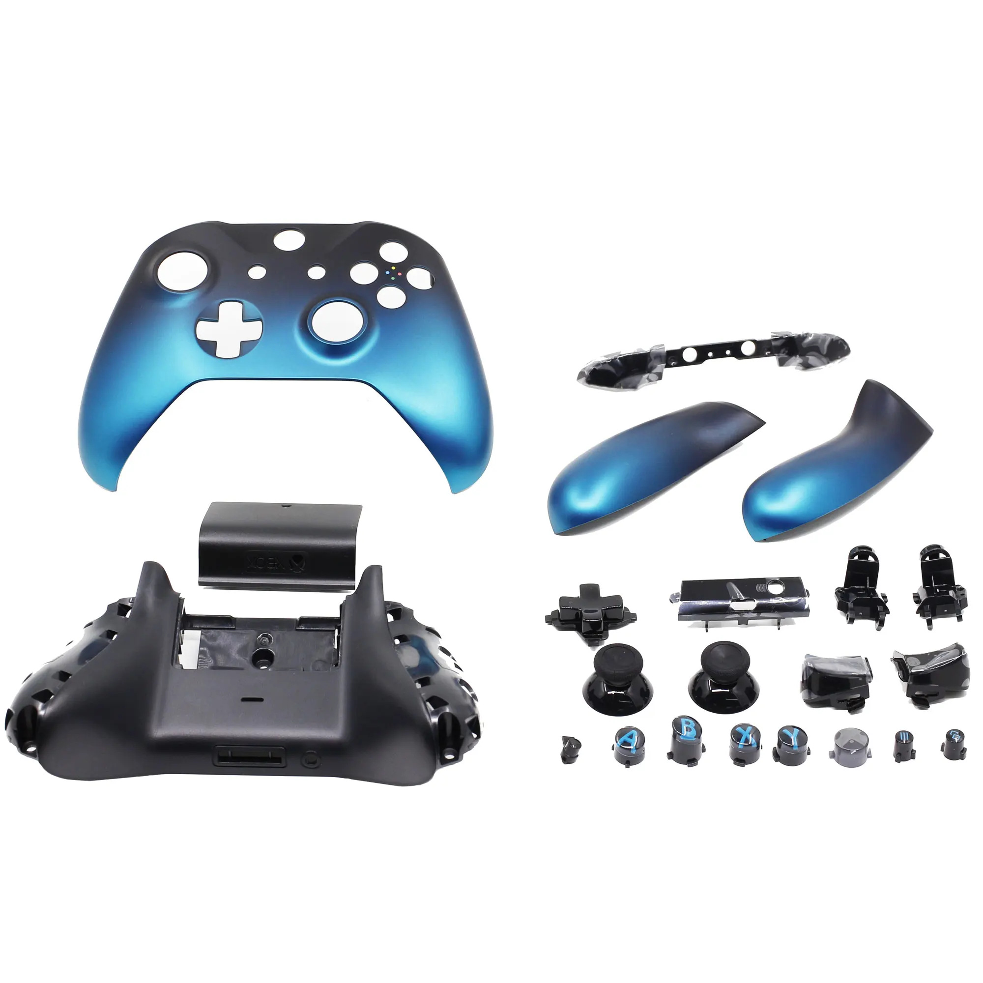 For Ocean Full kit Аксессуары для беспроводного контроллера для xbox ONE, тонкий передний корпус, лицевая панель, защитная задняя крышка, чехол - Цвет: For Ocean Full kit