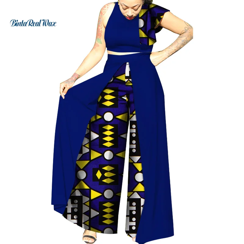 Женский комплект из топа и юбки в африканском стиле|Африканская одежда| |
