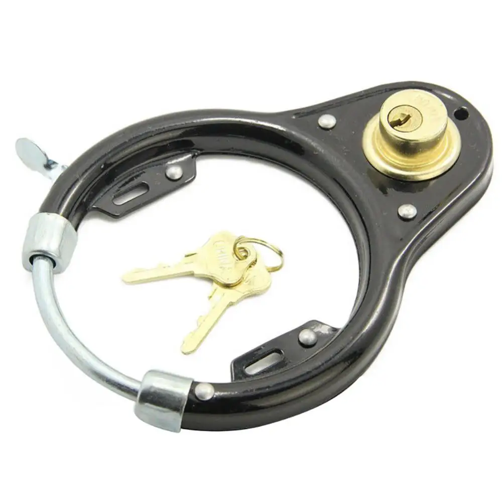 

50% Hot Sale Bicycle U Shape Bike Cycle Wheel Scooter Motorbike Security Lock with 2 Keys Cycling Equipment