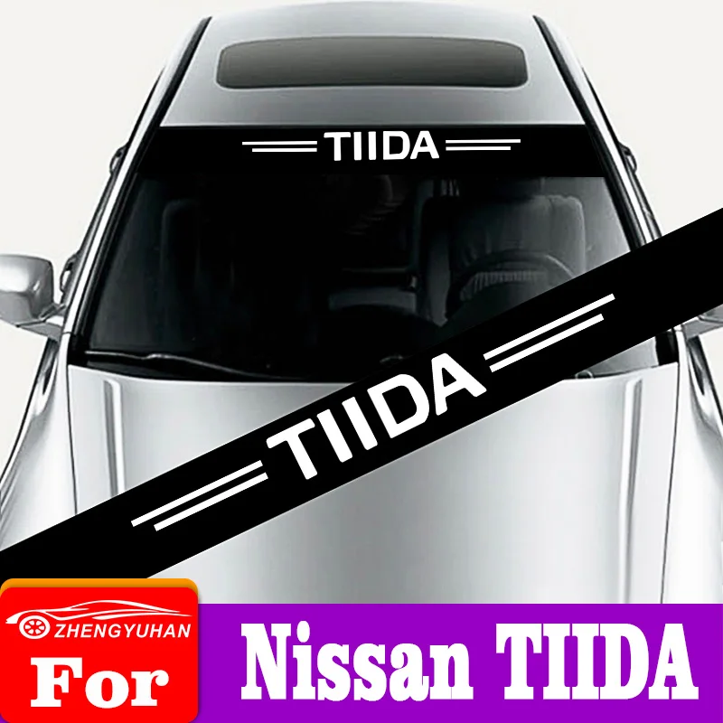 

Car Stickers For Nissan Tiida Front Windshield Prevent Sunlight Reflection Decoration Decals Car Accessories