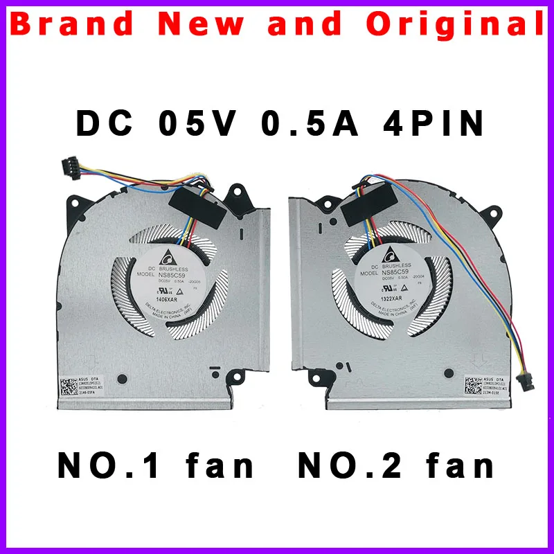 Вентилятор охлаждения для ноутбука Ausu NS85C59 DC05V 0.5A 20G05 20G04 13nr0510p02021 6033b0094201 4PiN - купить
