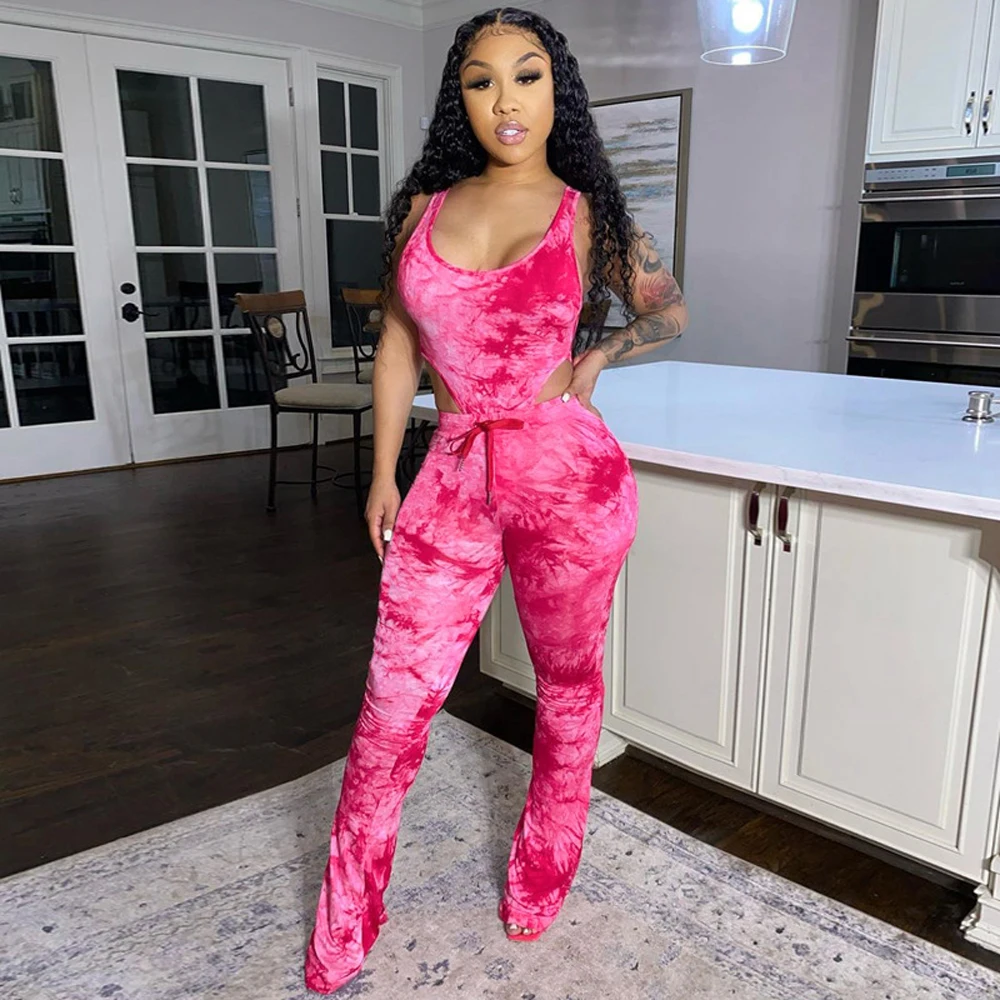 

Лето 2020, комплект из 2 предметов с завязками на спине, боди, штаны, Клубная одежда, женская уличная сексуальная модная одежда