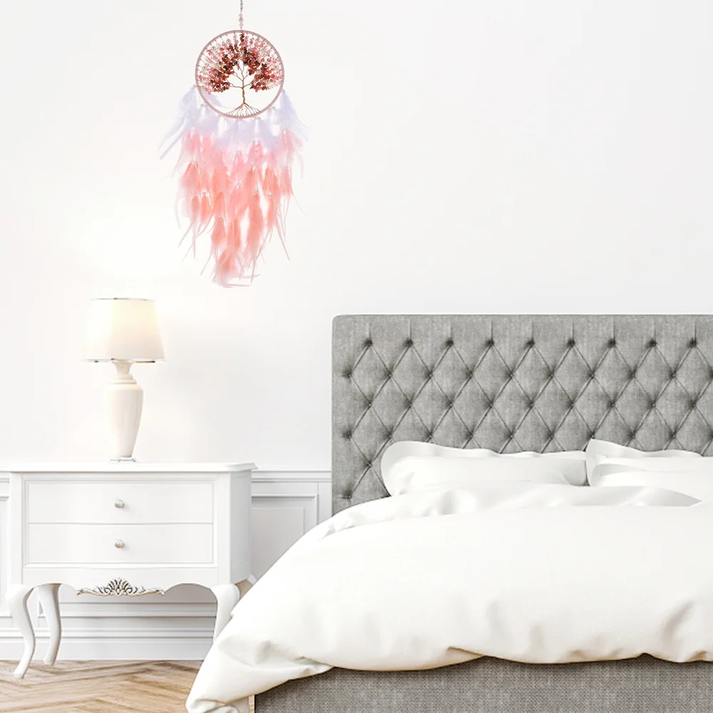 

1pc Bohemian Feather Dream Catcher Pendant Romantic Hanging Room Decoration