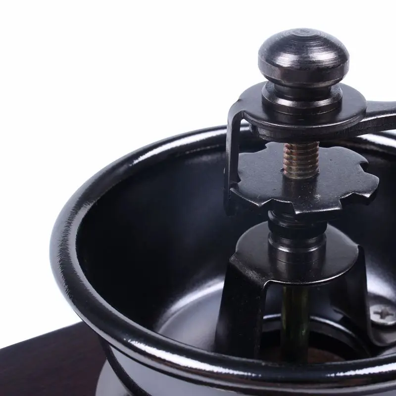 

Mini Wooden Coffee Bean Spice Vintage Style hand grinder
