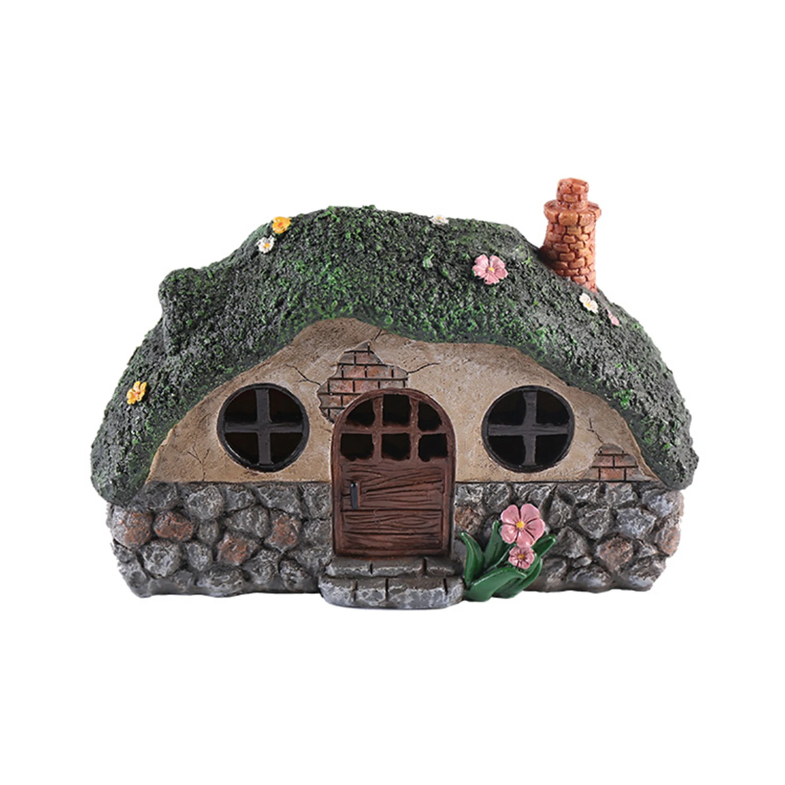 

Statue Light Lawn Ornament House Shape Landscaping Yard Waterproof IP44 Solar Powered Sculpture Figurine Outdoor Garden Decor