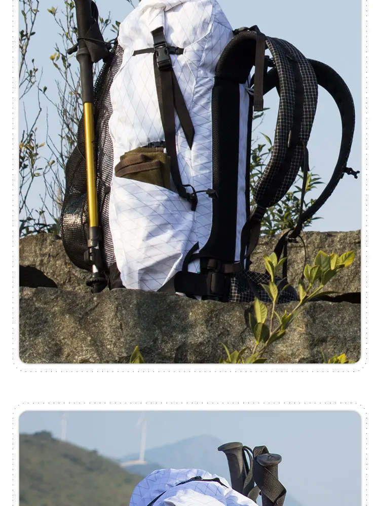 3F UL GEAR XPAC NiXi 35L-45L легкий прочный туристический походный рюкзак для походов на открытом воздухе ультралегкий раме