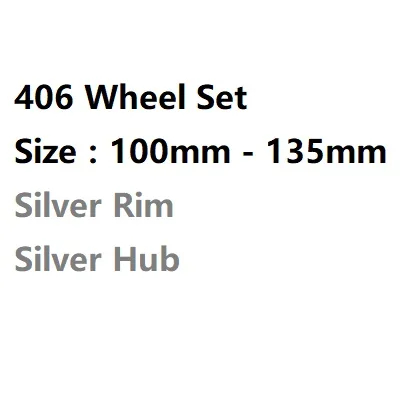 406 100-135mm Litepro 406 451 20 Inch Folding Bike Wheelset 4 Bearing Double Wall Alloy 16/20 Hole Rim SP8 Vp18 Folding Road Bicycle Wheel Set - Цвет: 406 100-135mm