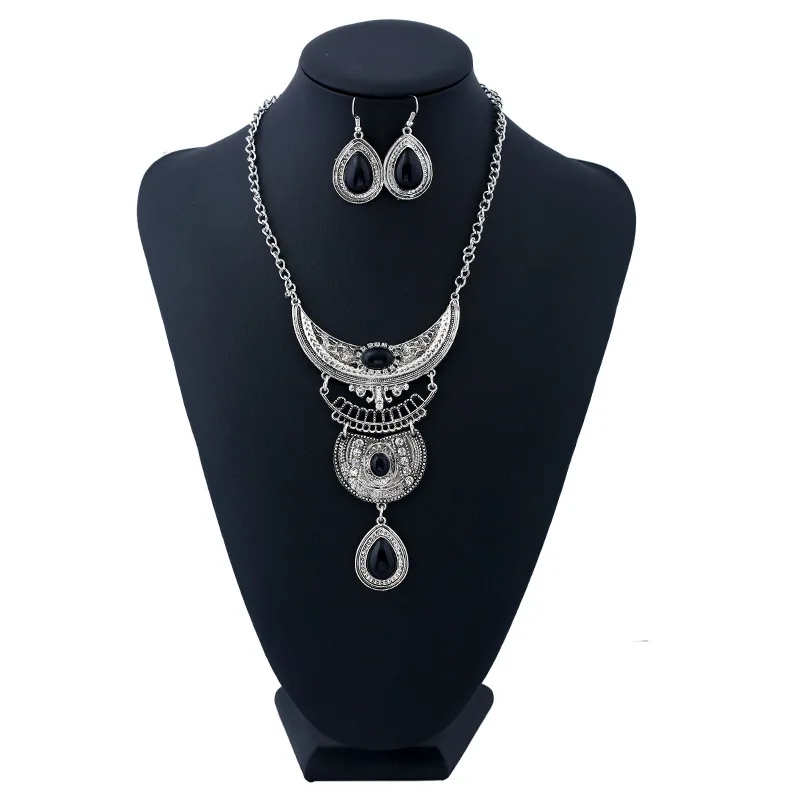LOVBEAFAS Collares 2021 многослойное модное богемное массивное ожерелье женские серьги
