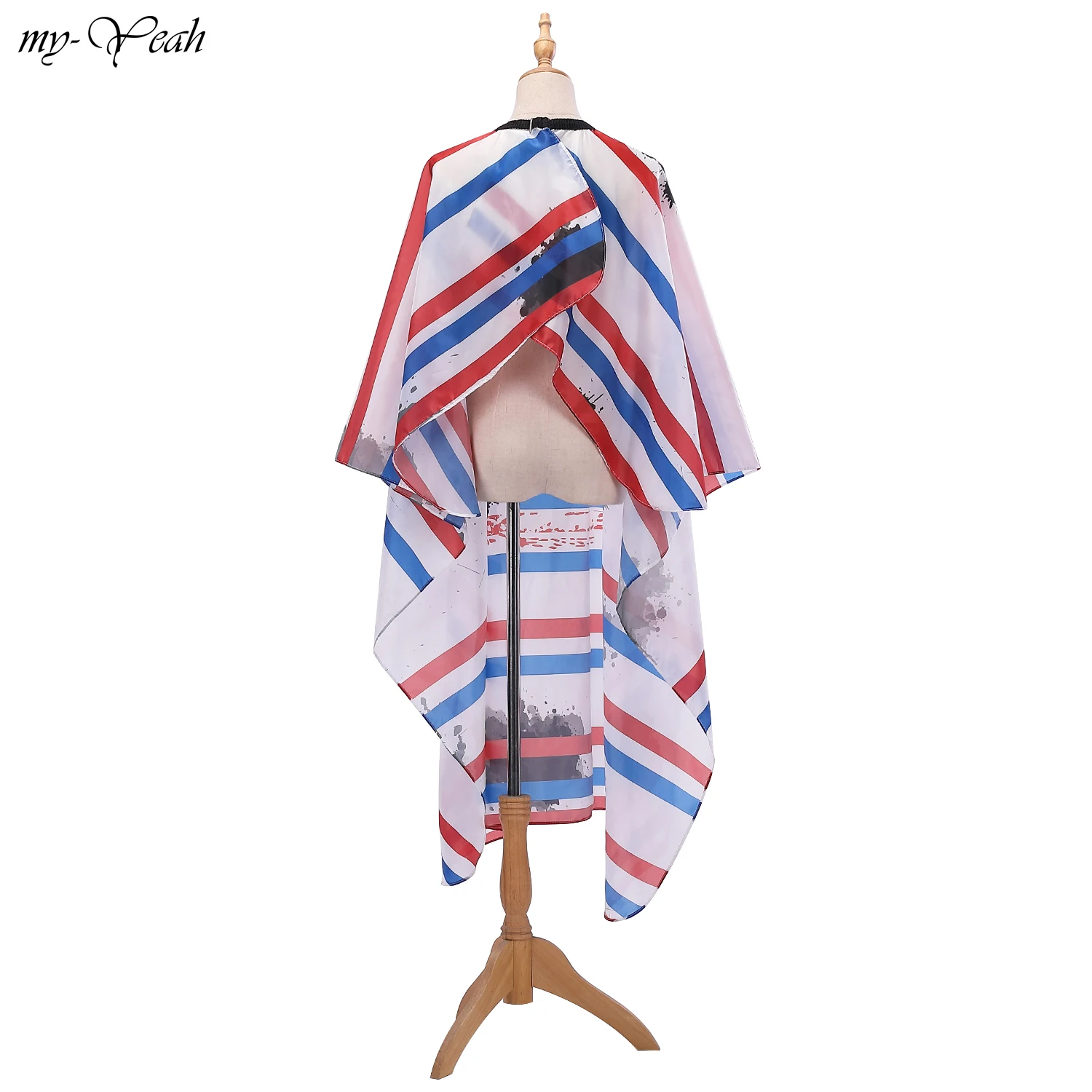 Myyeah 3 Стильная накидка для парикмахерской из полиэстера водонепроницаемая