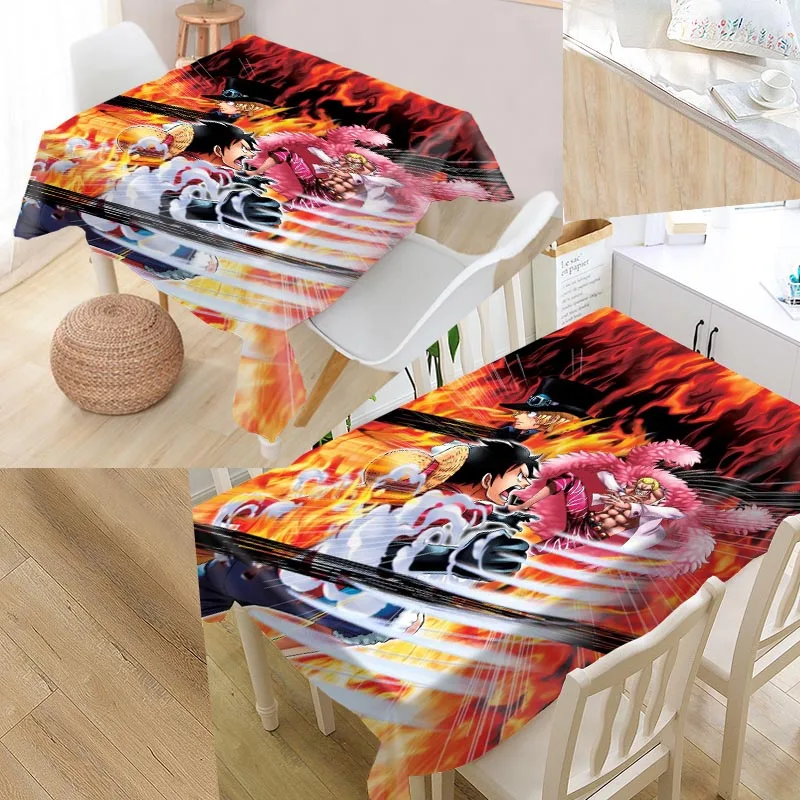 

One Piece 03 Custom Table Cloth Oxford Fabric Rectangular Waterproof Oilproof Table Cover Family Party Tablecloth
