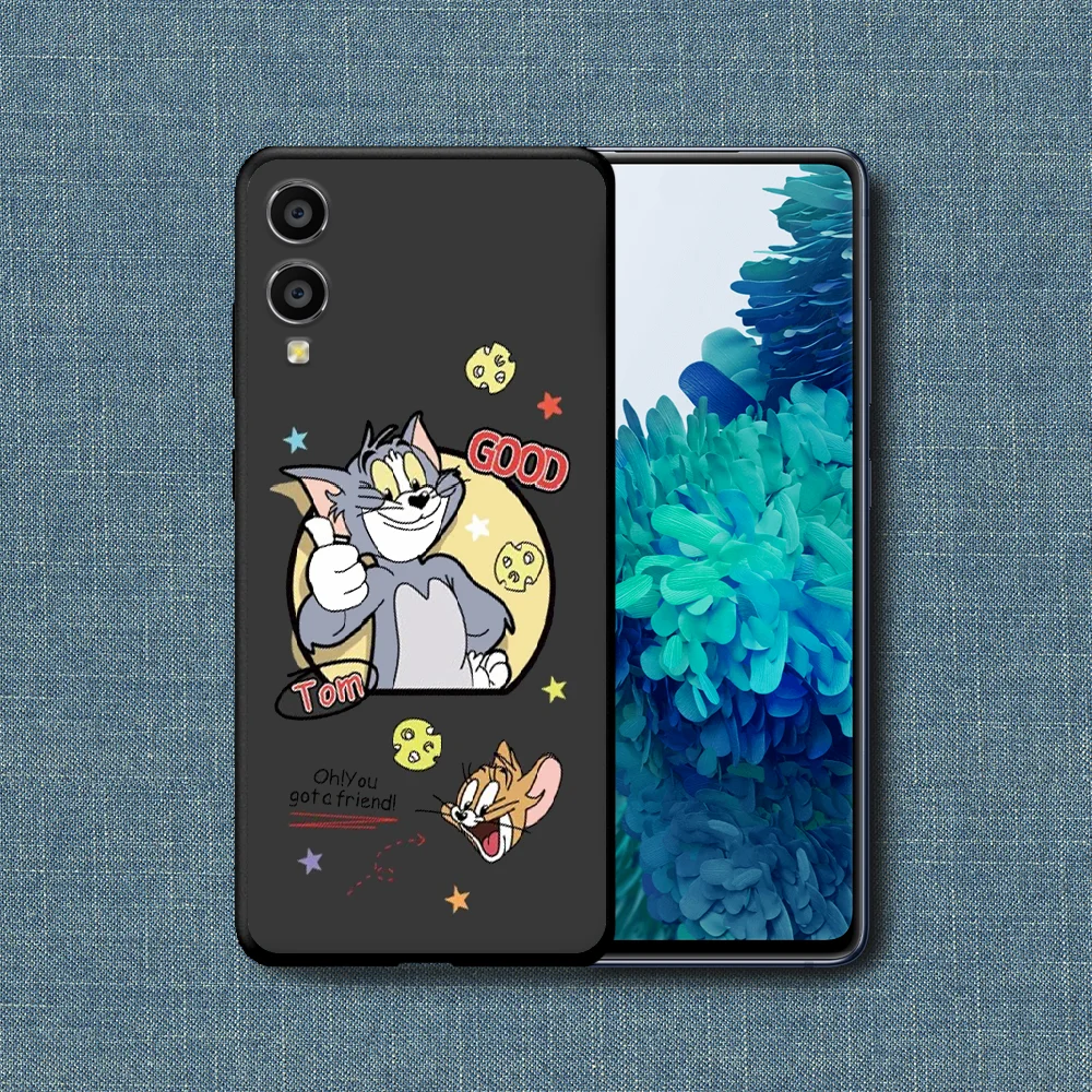 

Cute Toms Cartoon Jerries Couple Phone Case For Huawei Honor 6A 7A 7C 8 8A 8X 9 9X 10 10i 20 Lite Pro Play black Funda Fashion