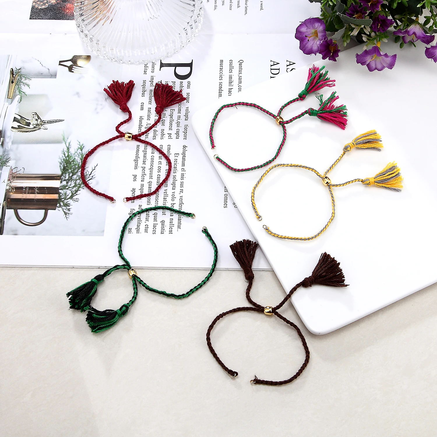 Новый Плетеный тассей AbjustabIe BraeeIet bIy JeweIry penвент полу-финишный Probuet ProbuetIon SImpIe Модный популярный SaIe