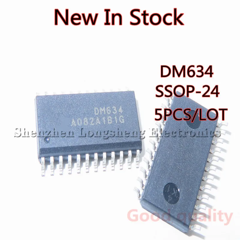 5 шт./лот DM634 SSOP-24 SMD светодиодный драйвер постоянного тока Новинка