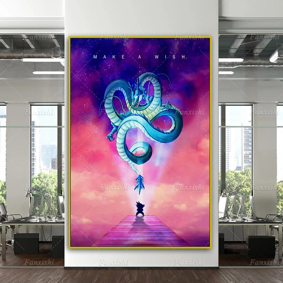 

Dragon Ball Goku Japan Anime Canvas Poster And Prints Home Bedroom Decor Pictures Wall Art Painting Modern Living Room Cuadros