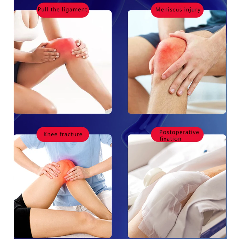 Медицинский бандаж на колено HKJD ортопедическая накладка для лечения спортивных