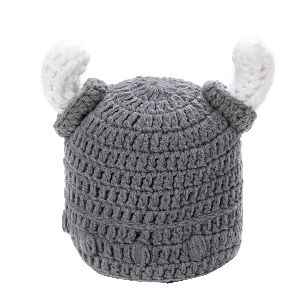 Забавные ручной работы для малышей и детей постарше шляпа крючком зимняя шапка